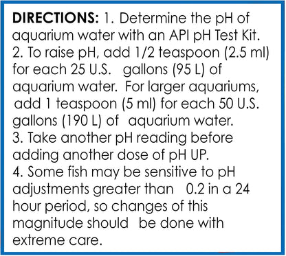 Ph up Freshwater Aquarium Water Ph Raising Solution for Fish,4-Ounce Bottle